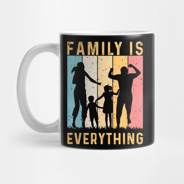 Family is Everything, Family Day Gift, Gift for Mom, Gift for Dad, Gift for Son, Gift for Daughter by DivShot 